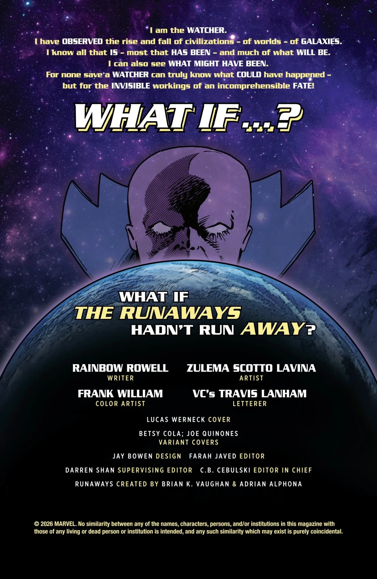 What If… Runaways Issue 1 (2026) - Read Free Comics Online in HD Quality page 2