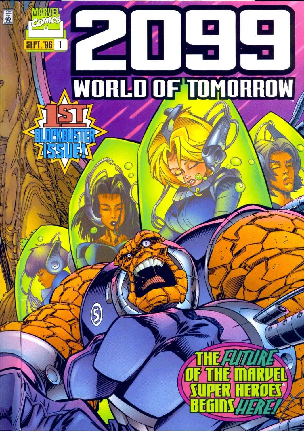 2099 World of Tomorrow Issue 1 (1996) - Read Free Comics Online in HD Quality page 1