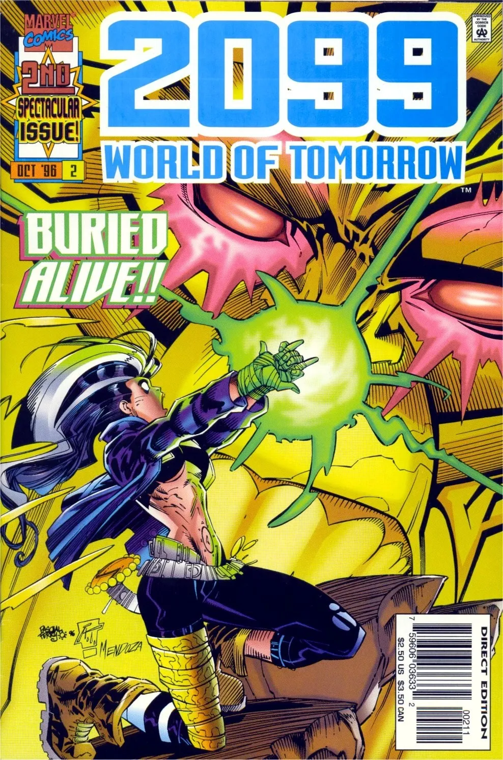 2099 World of Tomorrow Issue 2 (1996) - Read Free Comics Online in HD Quality page 1