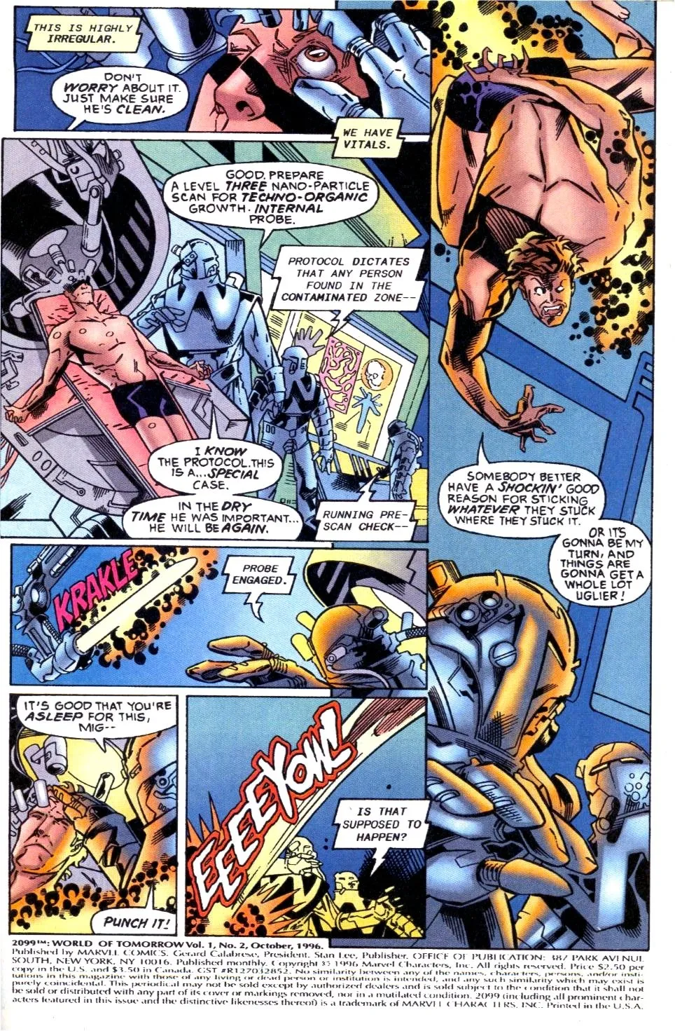 2099 World of Tomorrow Issue 2 (1996) - Read Free Comics Online in HD Quality page 2