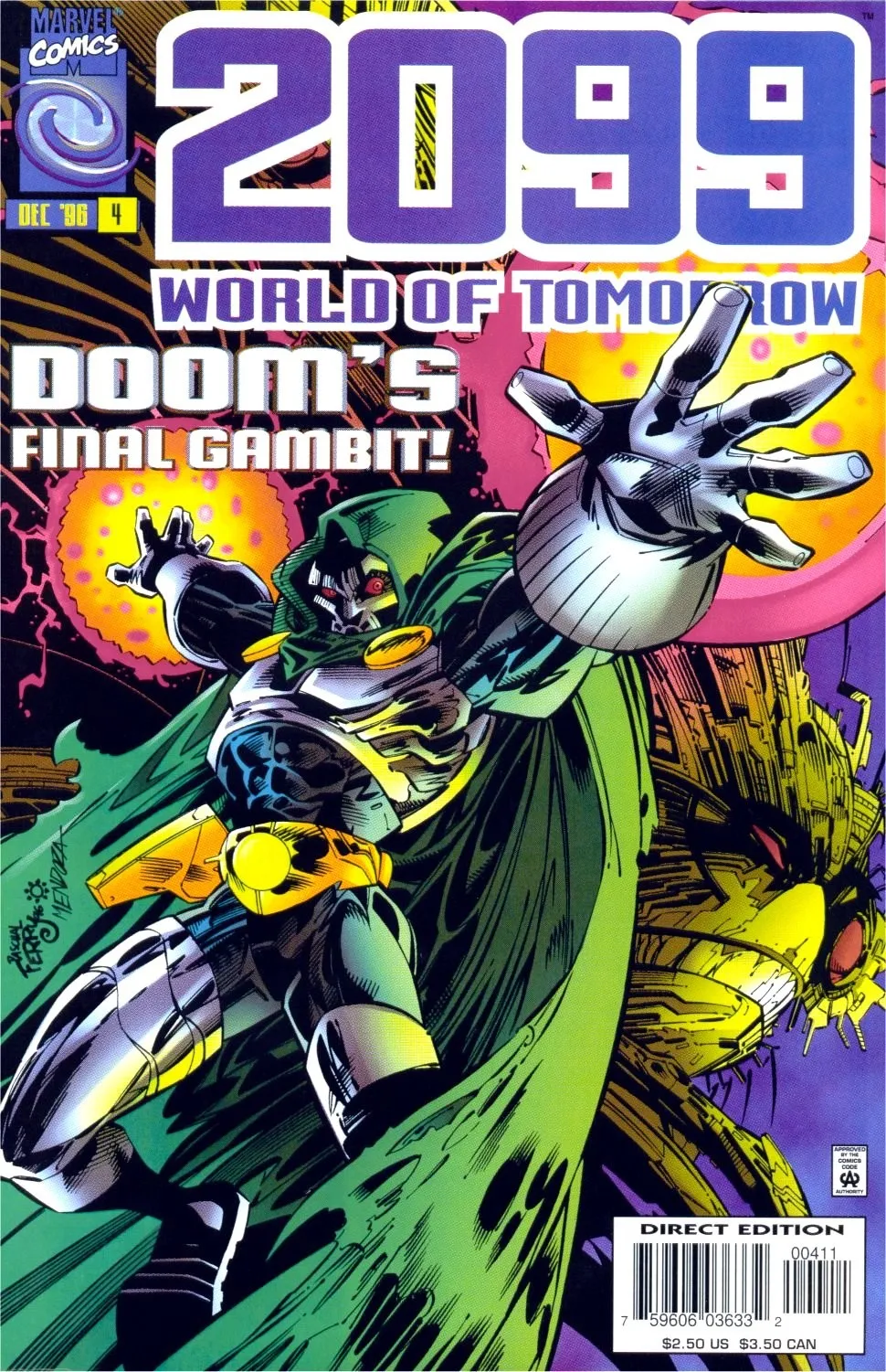 2099 World of Tomorrow Issue 4 (1996) - Read Free Comics Online in HD Quality page 1