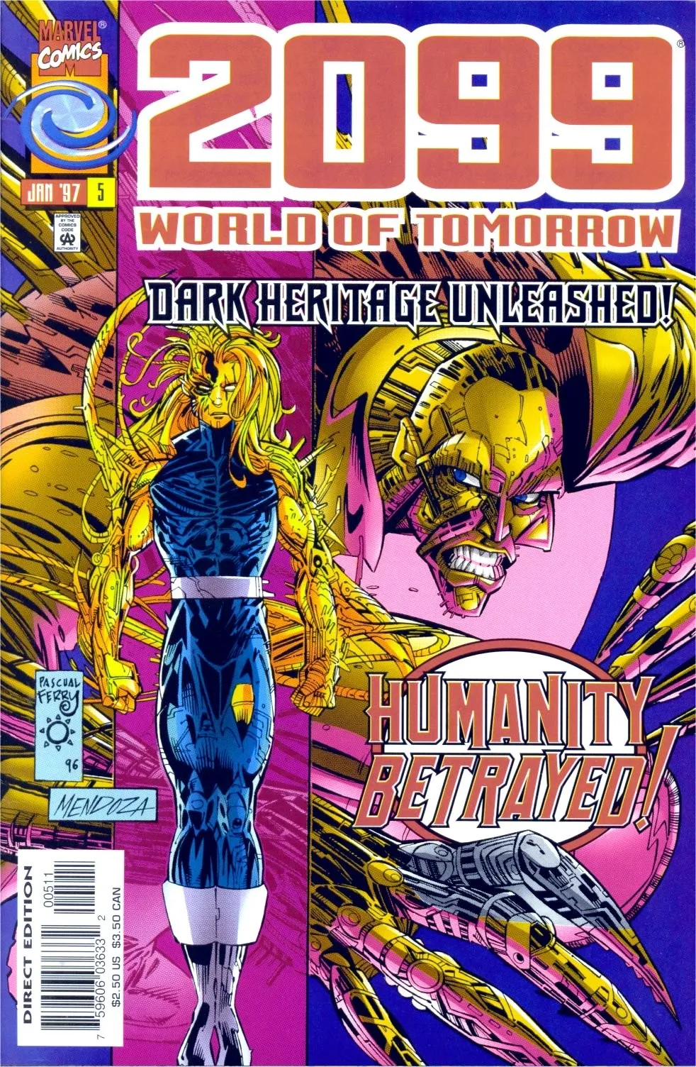 2099 World of Tomorrow Issue 5 (1996) - Read Free Comics Online in HD Quality page 1