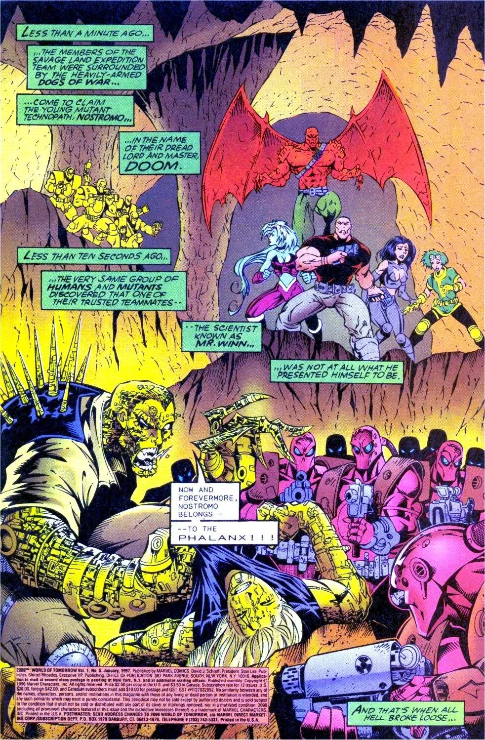 2099 World of Tomorrow Issue 5 (1996) - Read Free Comics Online in HD Quality page 2
