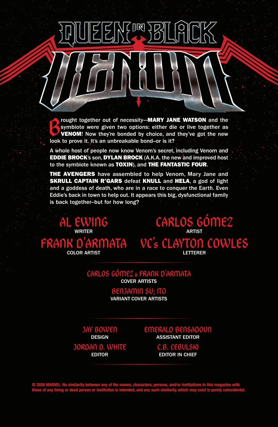 Venom Issue 261 (2026) - Read Free Comics Online in HD Quality page 2