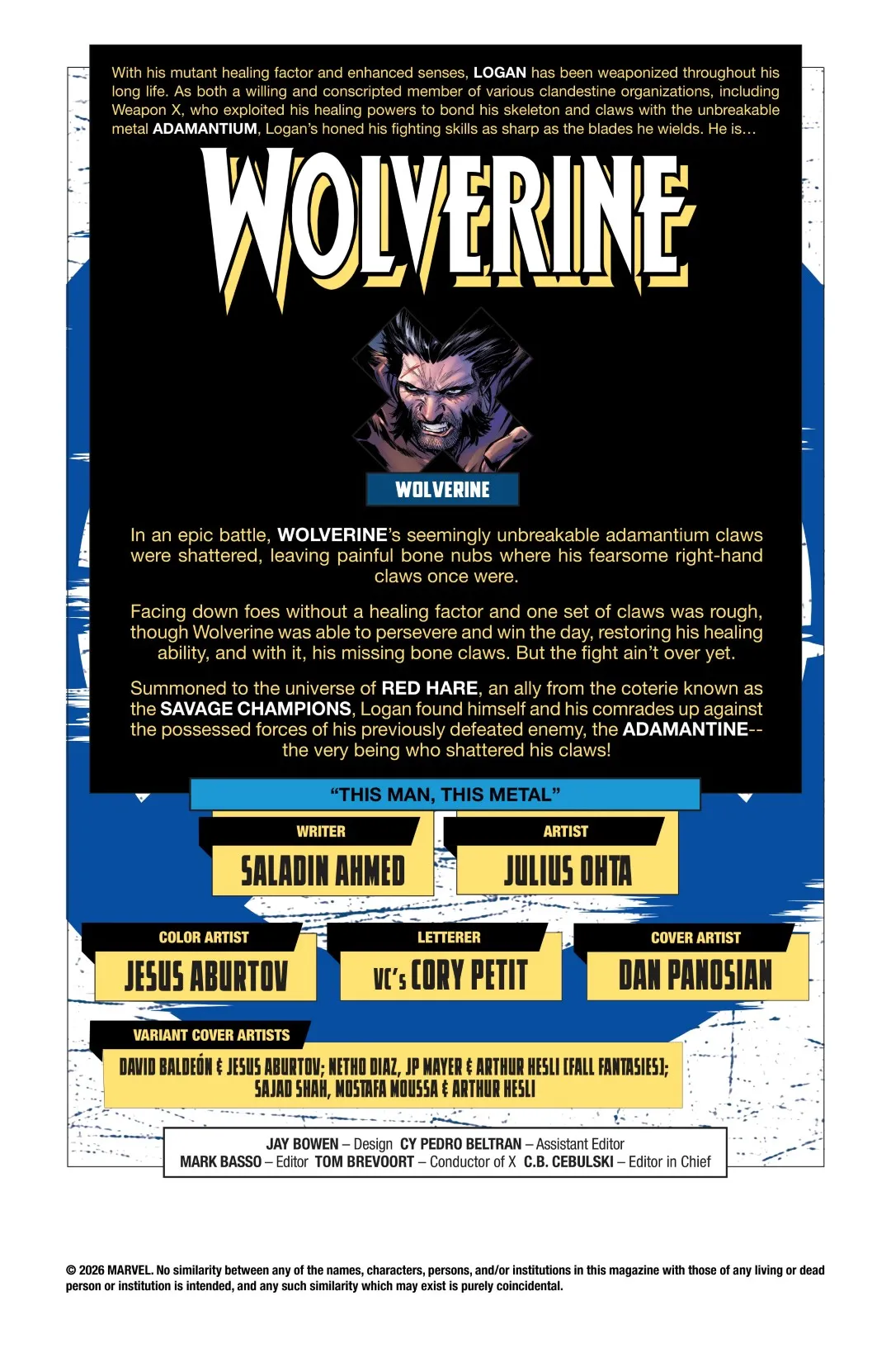 Wolverine Issue 27 (2026) - Read Free Comics Online in HD Quality page 2