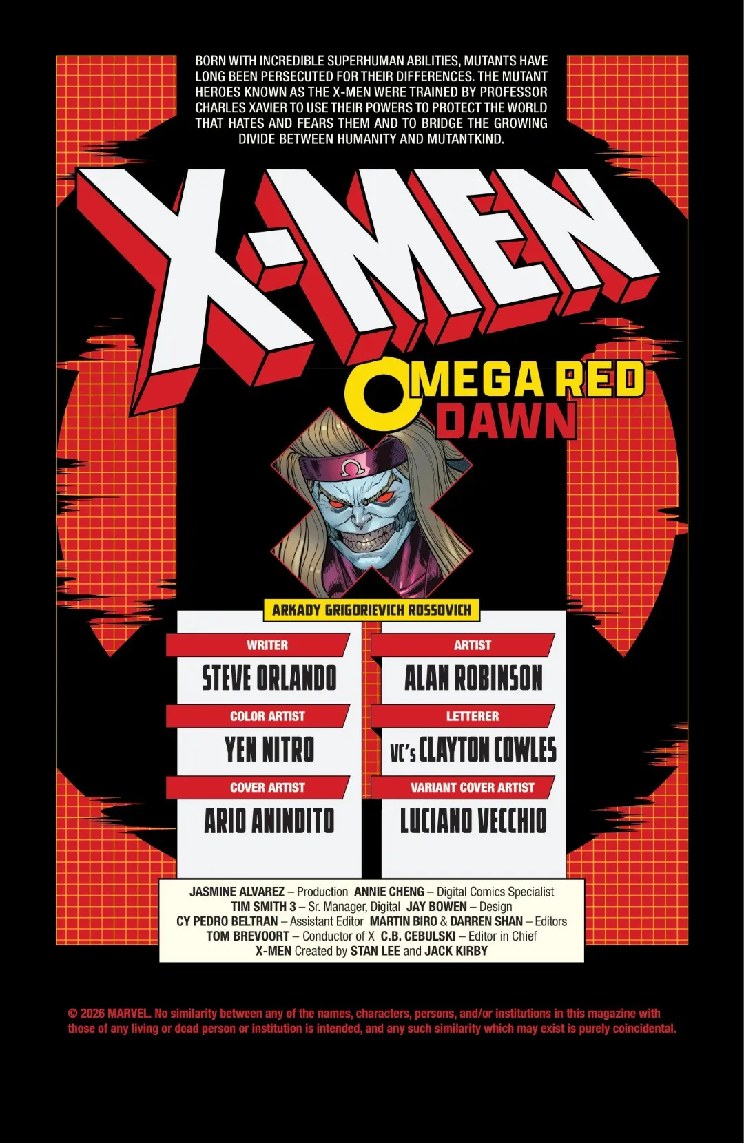 X-Men Omega Red Dawn Issue 1 (2026) - Read Free Comics Online in HD Quality page 2