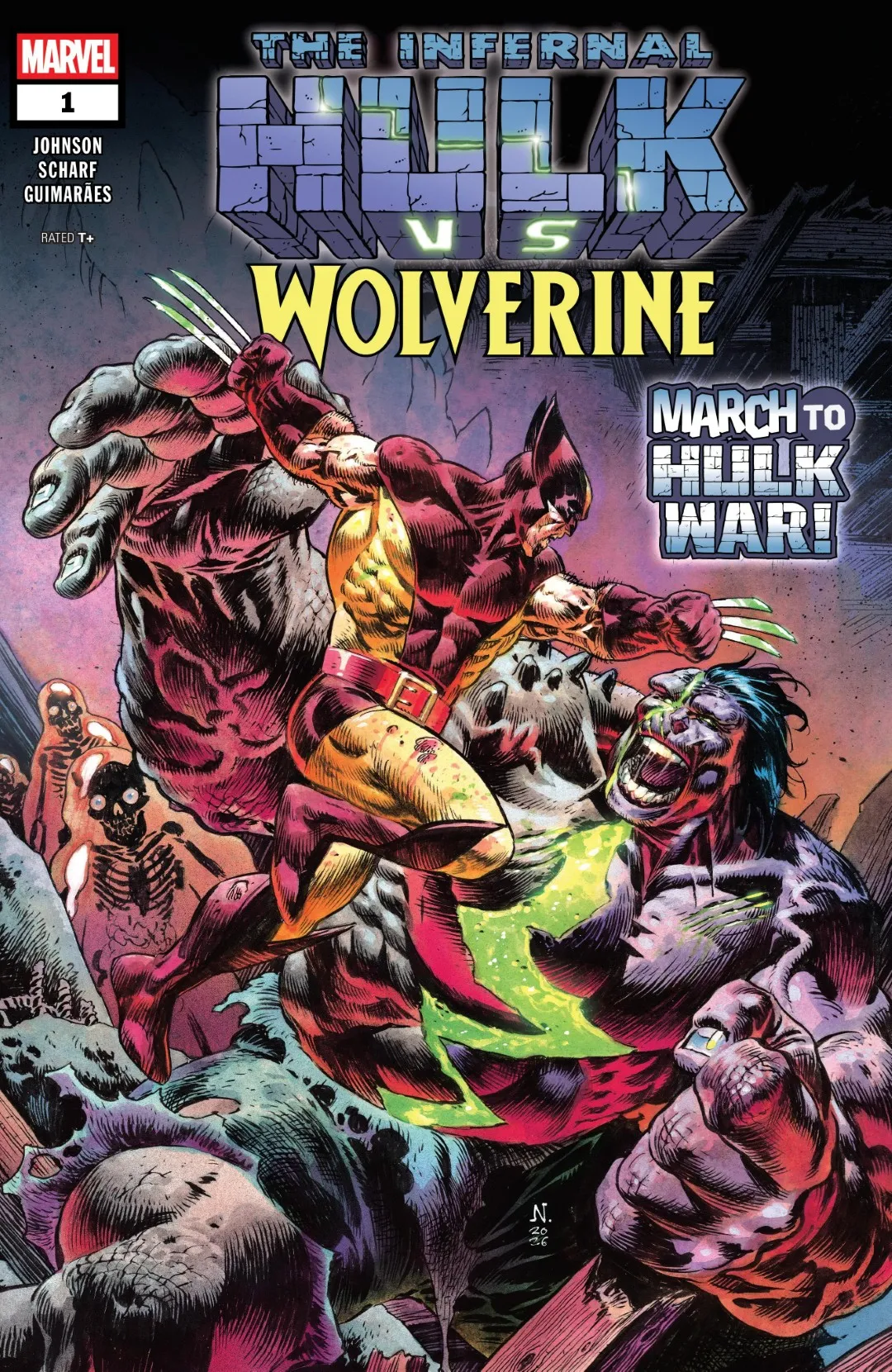 The Infernal Hulk vs. Wolverine Issue 1 (2026) - Read Free Comics Online in HD Quality page 1